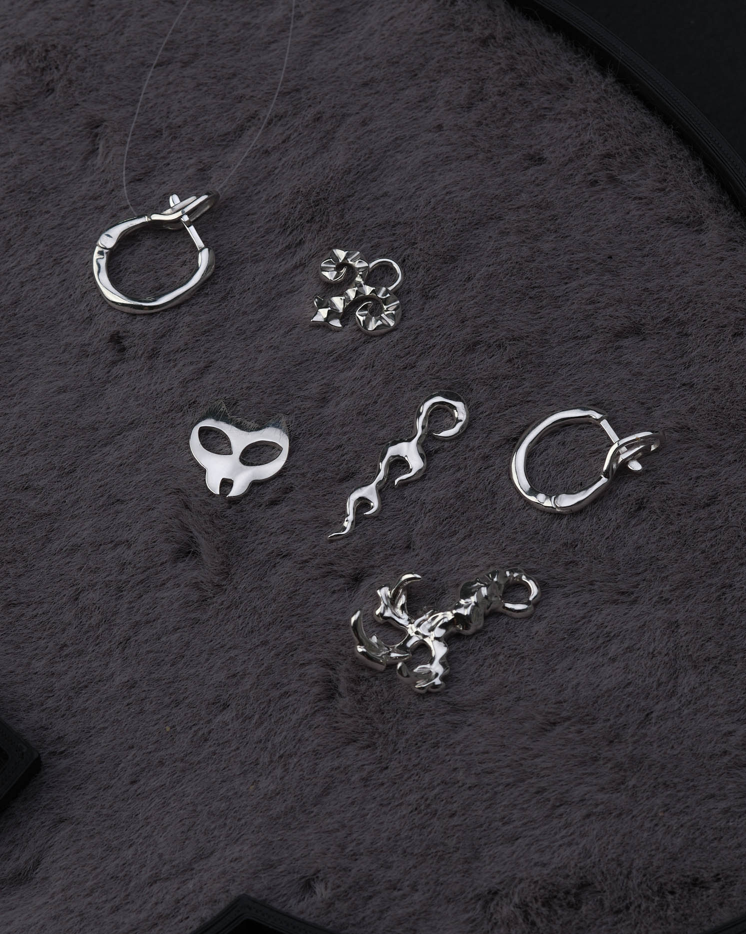 Hoops & Charm Pendants