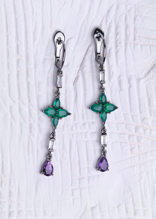 Velesa Peruna DANGLE 036 Agate-Amethyst