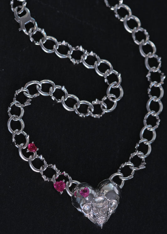 LOVE STORY Necklace (Ruby)