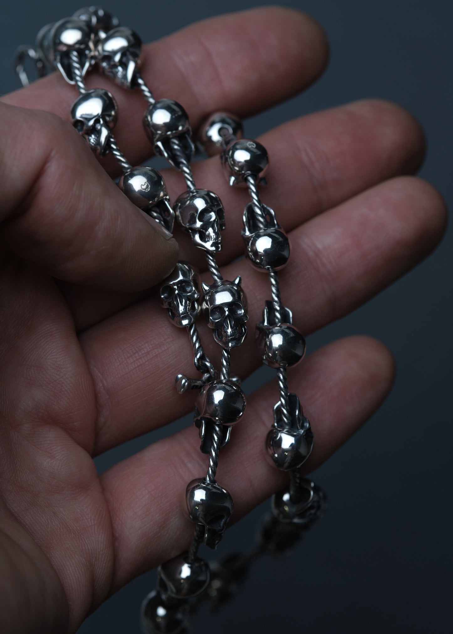 SKULLS Oxidized Chain